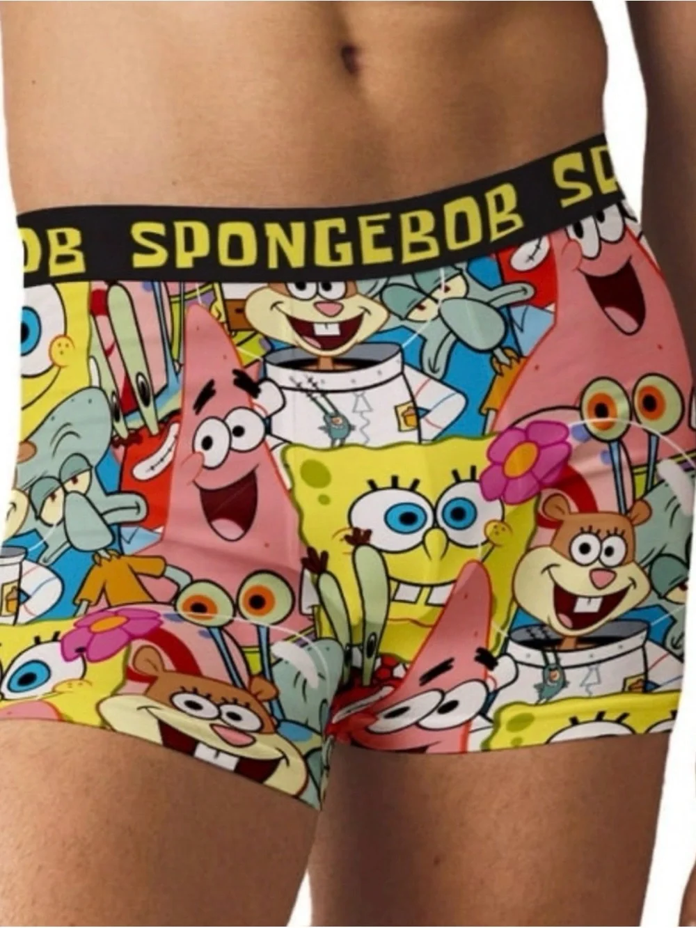3-Pack Men's Sponge Bob Square Pants 2-Pack Boxer Brief and Crew Sock Set - NWT